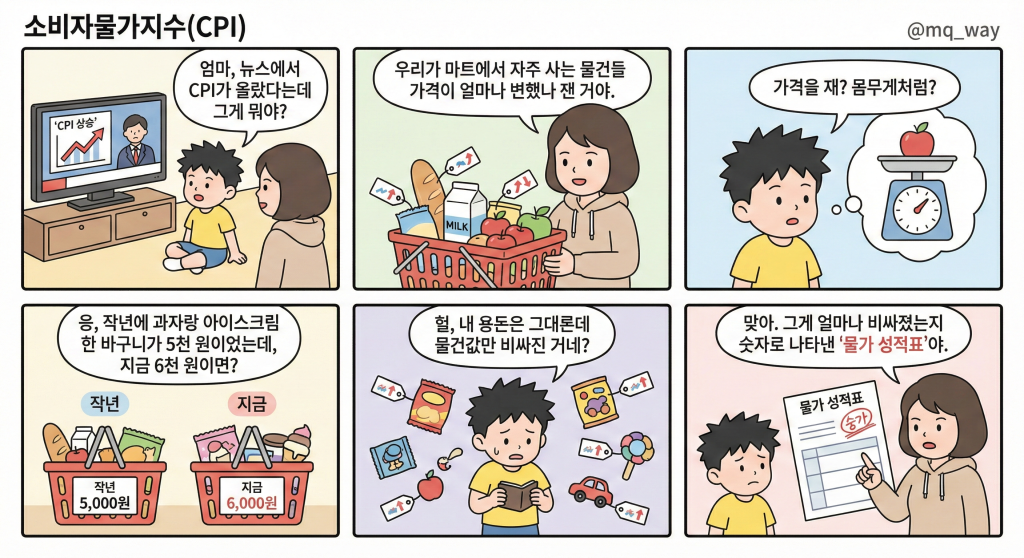 [소비자물가지수(CPI)]을 자녀에게 설명하는 법