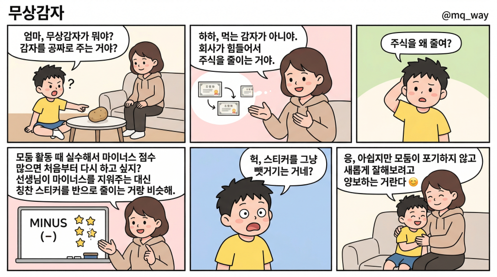 [무상감자]을 자녀에게 설명하는 법