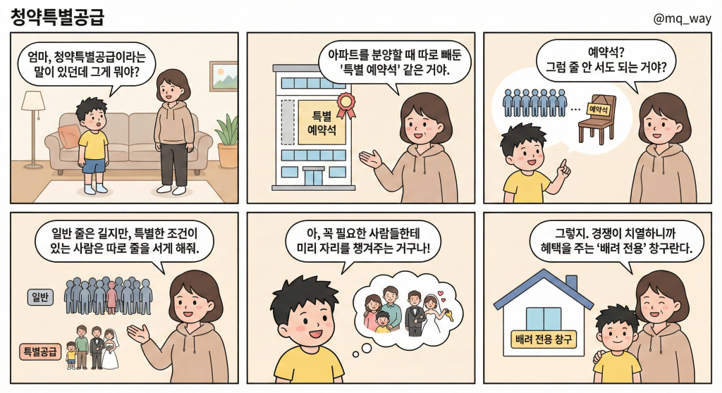 [청약특별공급]을 자녀에게 설명하는 법