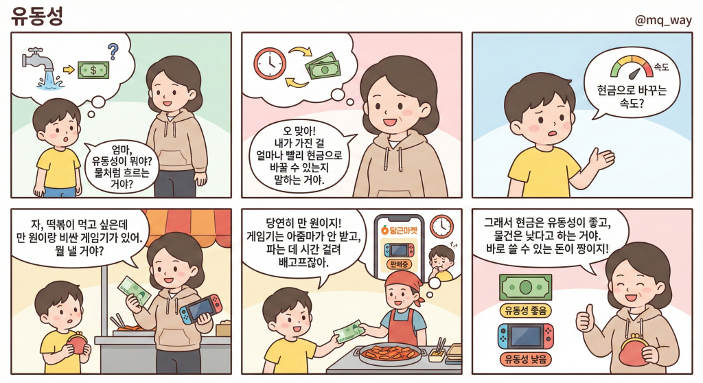 [유동성]을 자녀에게 설명하는 법