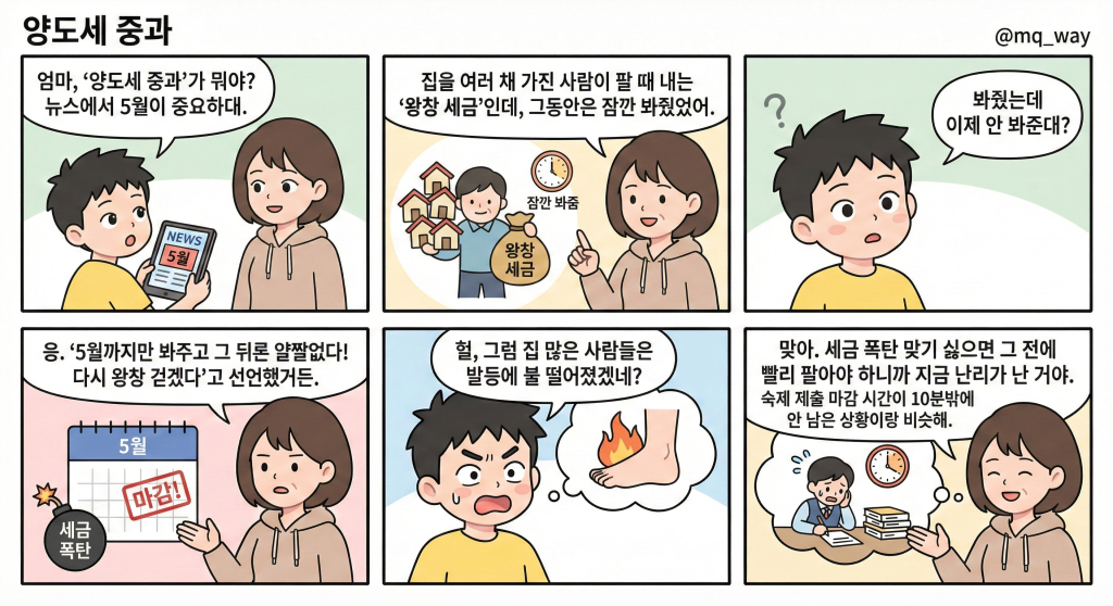 [양도세중과]을 자녀에게 설명하는 법