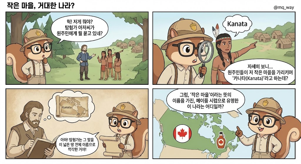 🕵️‍♀️ 작은 마을이 거대한 나라가 된 곳은?