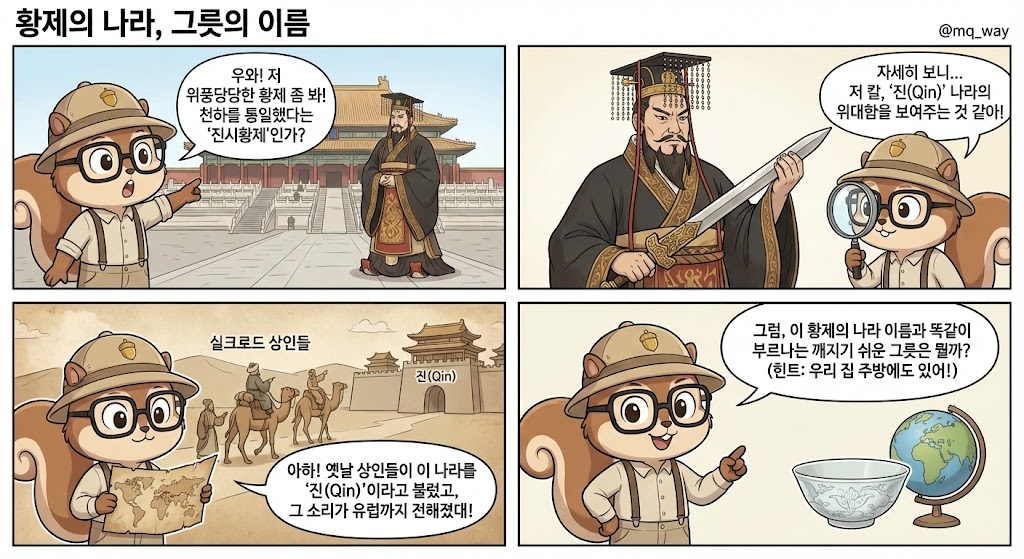 🕵️‍♀️ 그릇과 이름이 똑같은 나라는 어디?