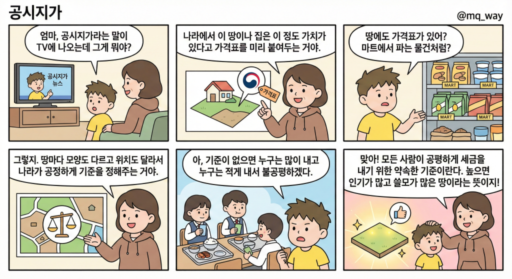 [공시지가]을 자녀에게 설명하는 법