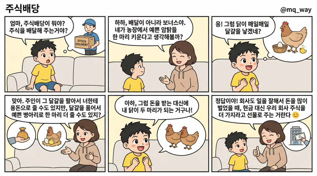 [주식배당]을 자녀에게 설명하는 법