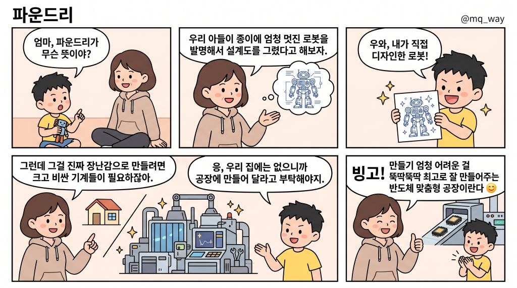 [파운드리]을 자녀에게 설명하는 법