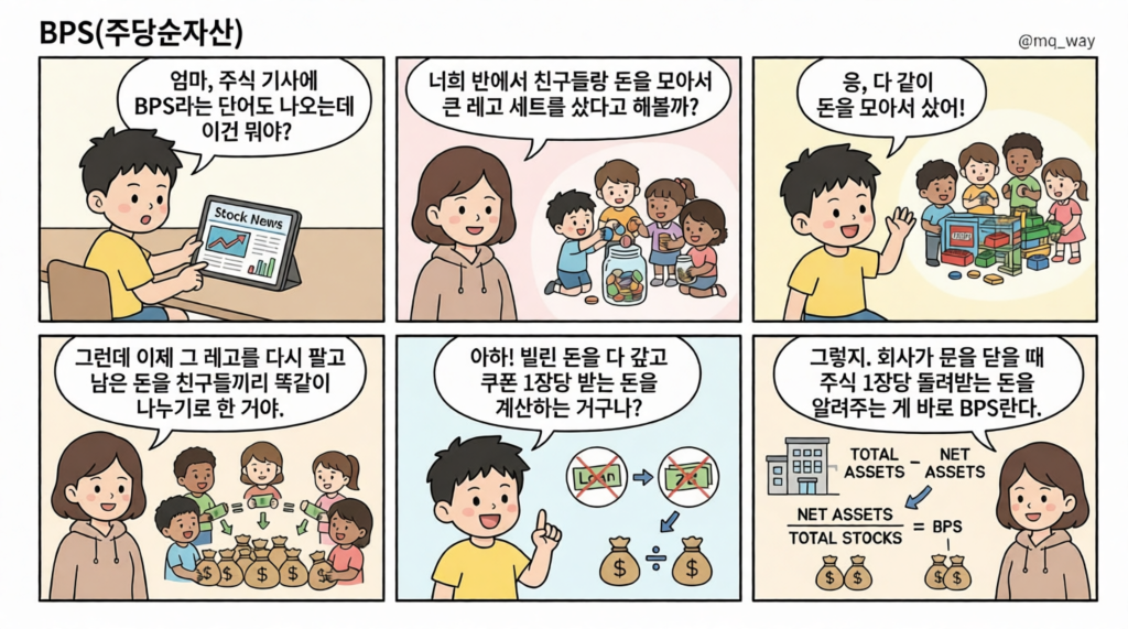 [BPS(주당순자산)]을 자녀에게 설명하는 법