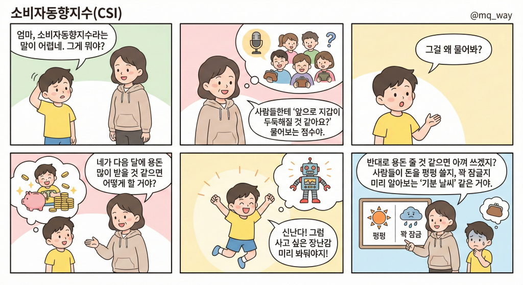 [소비자동향지수(CSI)]을 자녀에게 설명하는 법
