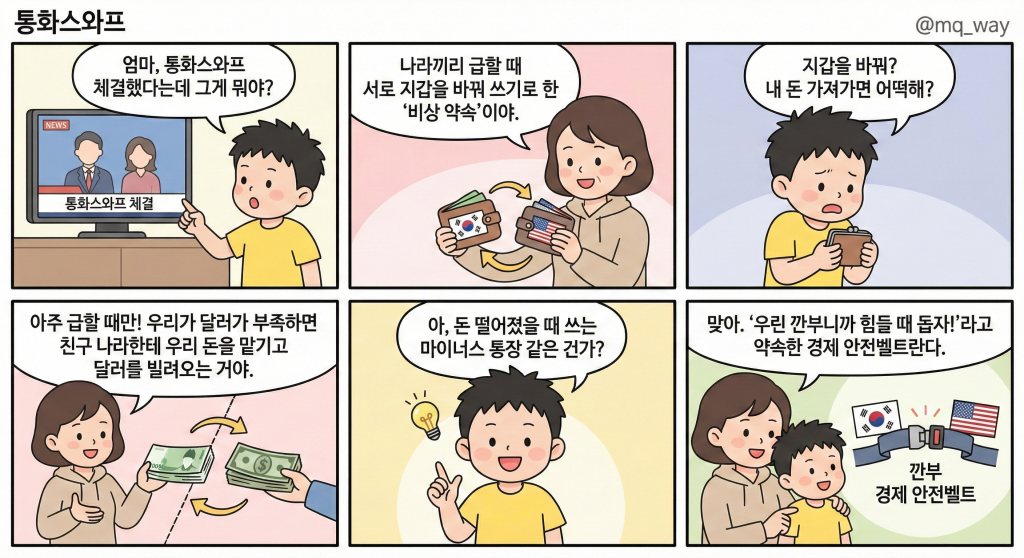 [통화스와프]을 자녀에게 설명하는 법