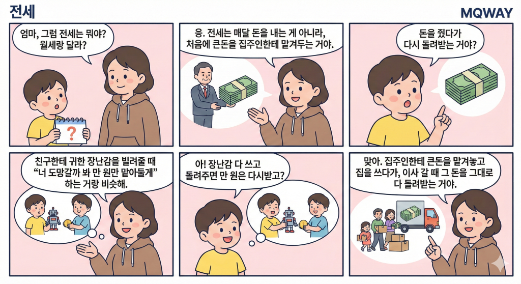 [전세]을 자녀에게 설명하는 법