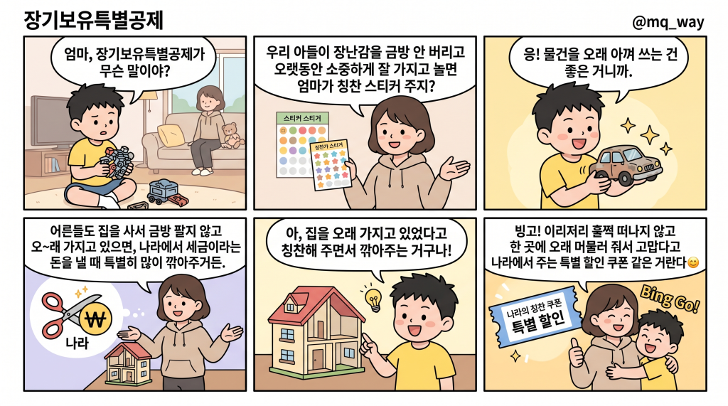 [장기보유특별공제]을 자녀에게 설명하는 법