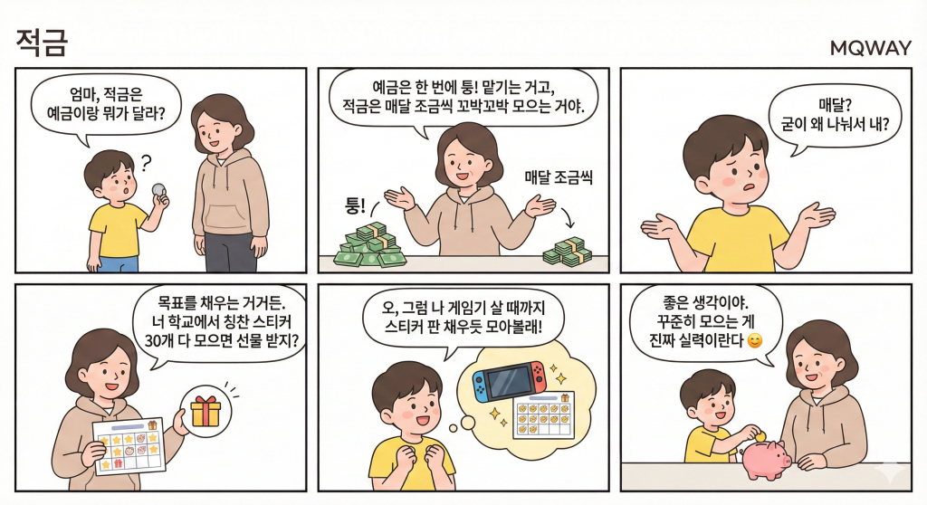 [적금]을 자녀에게 설명하는 법