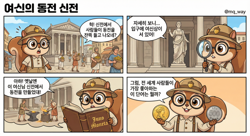 🕵️‍♀️ 여신님의 이름이 동전이 되었다고?