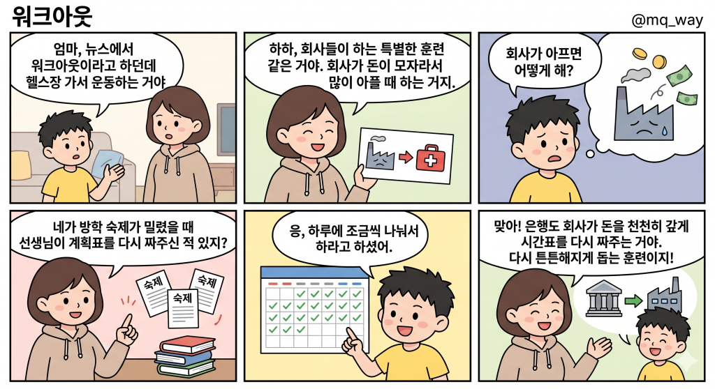 [워크아웃]을 자녀에게 설명하는 법