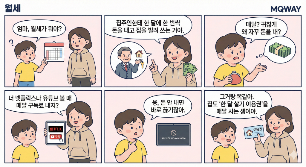 [월세]을 자녀에게 설명하는 법