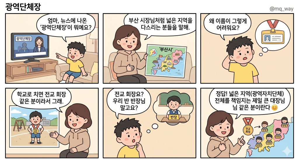 [광역단체장]을 자녀에게 설명하는 법