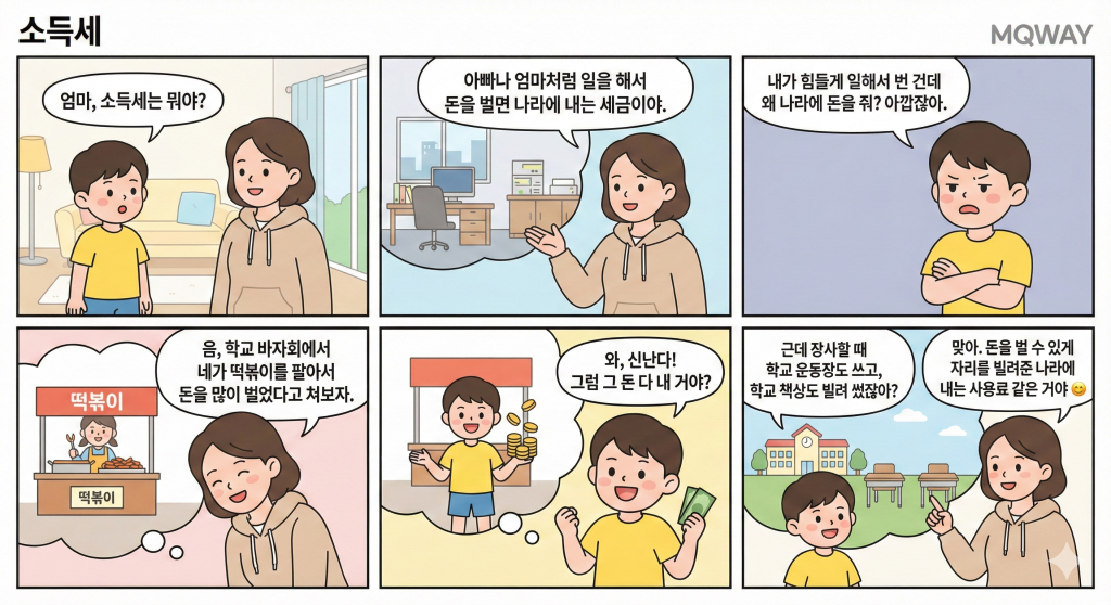 [소득세]을 자녀에게 설명하는 법