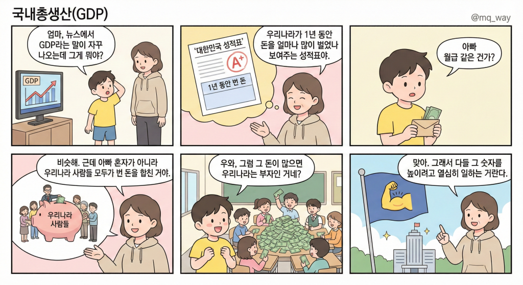 [국내총생산(GDP)]을 자녀에게 설명하는 법