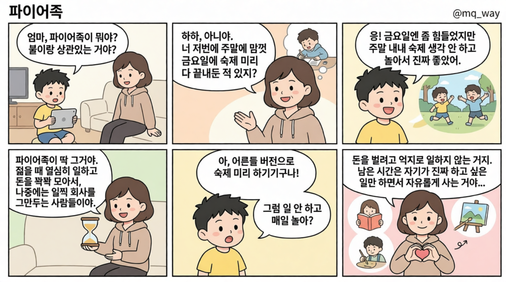 [파이어족]을 자녀에게 설명하는 법