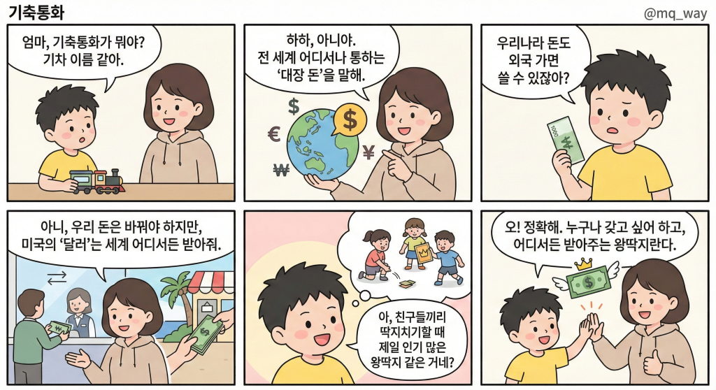[기축통화]을 자녀에게 설명하는 법