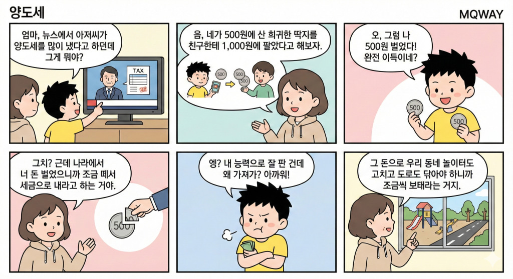 [양도세]을 자녀에게 설명하는 법