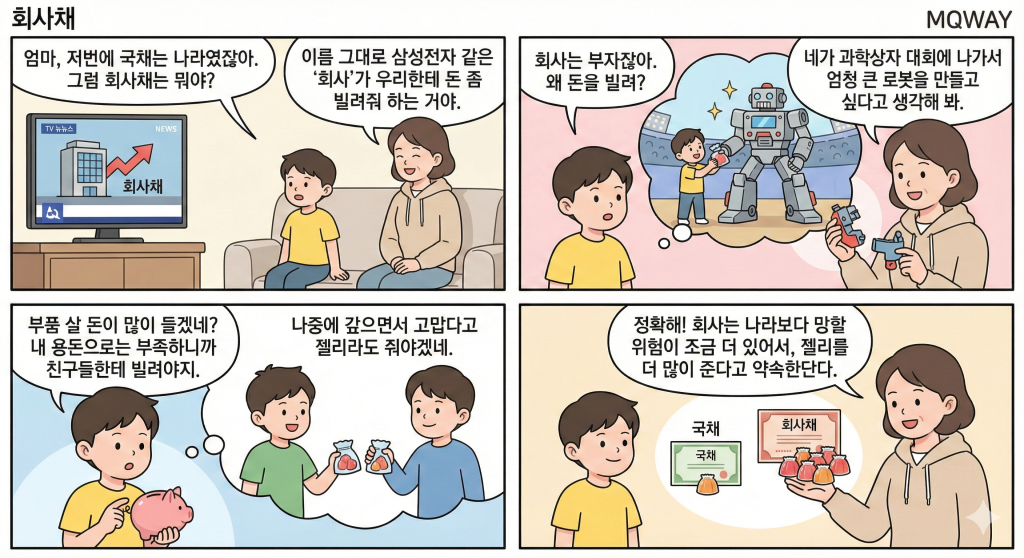 [회사채]을 자녀에게 설명하는 법